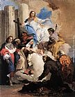 Giovanni Battista Tiepolo The Virgin with Six Saints painting